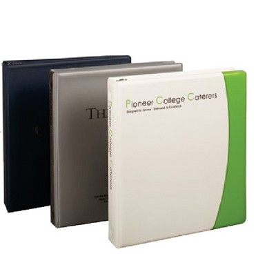 Vinyl Binder w/ 2 1/2" Capacity (11"x8 1/2" Sheet Size)