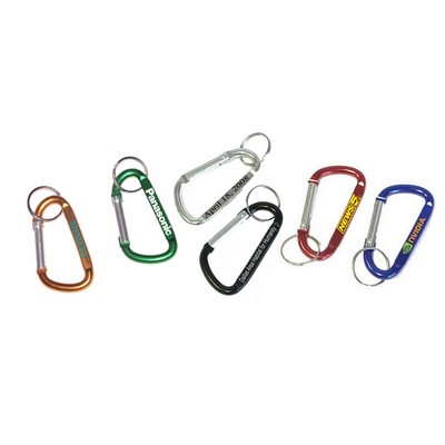 Large Size 7 Cm Carabiner with Split Key Ring (Large Quantities)