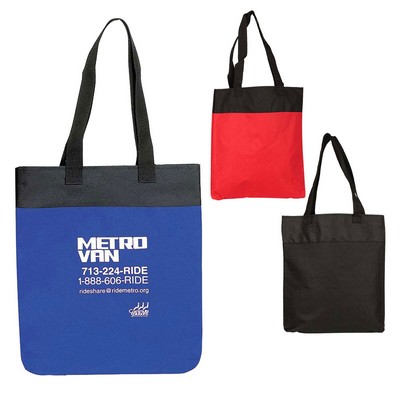 Poly Tote Bag (14"x15½"x1¼")