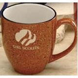 16 Oz. Orange Santa Fe Bistro Ceramic Mug