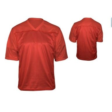 Adult Pro-Weight Textured Mesh Full Length Football Jersey Shirt w/Self Neck Trim