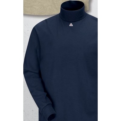 Men's Tagless Mock Turtleneck - Navy Blue