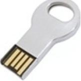 Stainless Steel USB Drive w/Wide Key