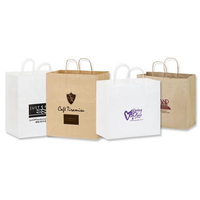 Short Run Natural Kraft Carry Out Bag (13"x7"x12¾")