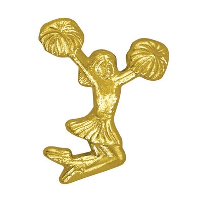 Cheerleader Pom Pom Chenille Lapel Pin