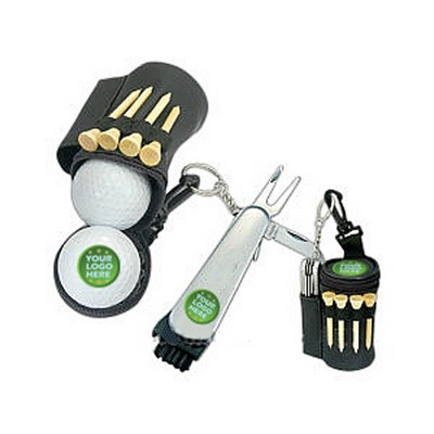 Multi-Tool & Nylon Brush Golf Tee Ball Bag