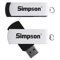 Bradford Metal USB Drive (1 GB)