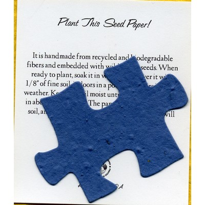 Large Value Puzzle Seed Paper - Wildflowers