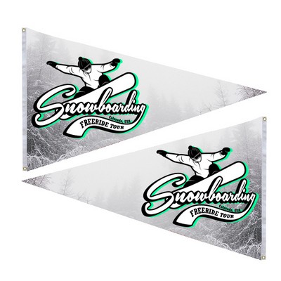 36" x 60" Pennant Flag - Double Sided