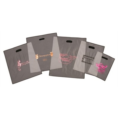 3.0 Mil High Density Tinted Frosty Poly Merchandise Bag (9"x12")