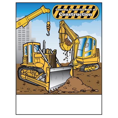 Construction Imprintable Coloring and Activity Book