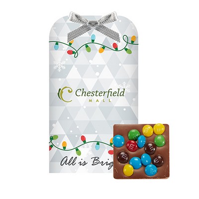 Belgian Chocolate Bar Stocking Stuffer w/ Mini M&M's®