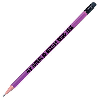 My Future Is Bright Drug Free! Heat-Sensitive Pencil