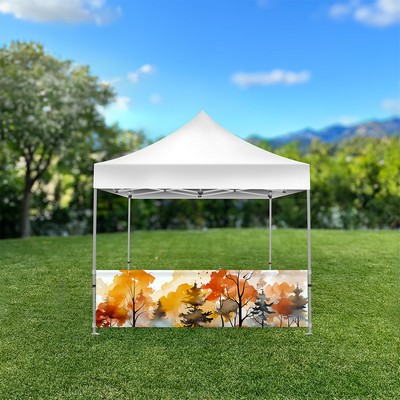 Canopy Tent Tenda 10' Half Wall Single Sided Graphic Only Unit