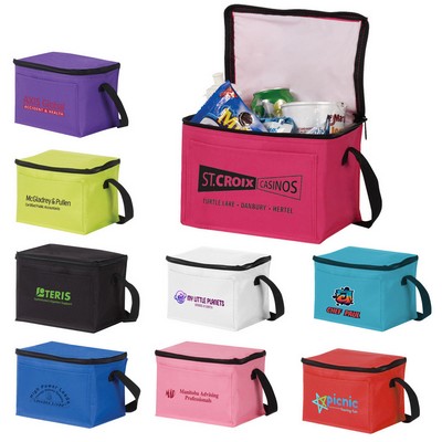 Poly 6 Can Lunch Cooler Bag