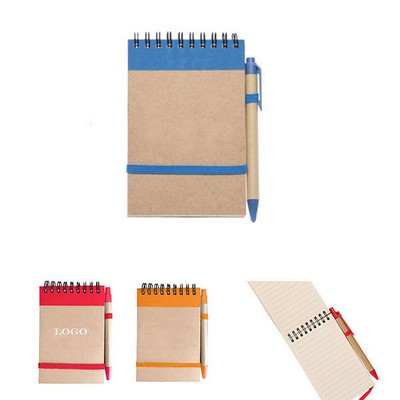 Eco Spiral Notebook with Pen