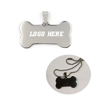 Bone Shaped Dog Tag