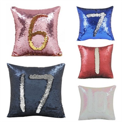 Reversible Sequin Pillow