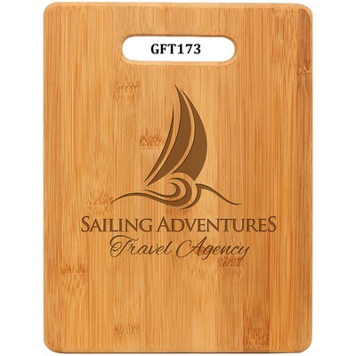 Bamboo Rectangle Shaped Cutting Board, 11-1/2"x 8-3/4"