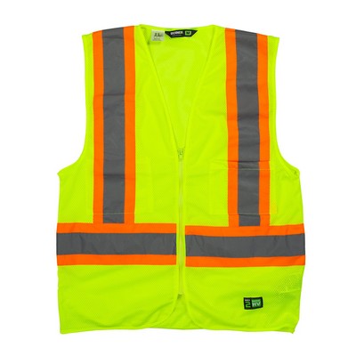 Berne Men's Hi-Vis Class 2 Multi-Color Mesh Vest