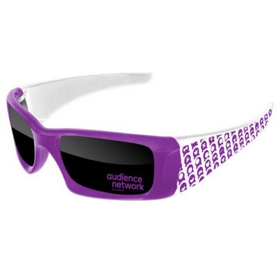 2-Tone Wrap Sunglasses