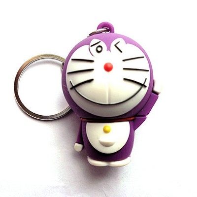 3" 3D PVC Keychain / Keytag