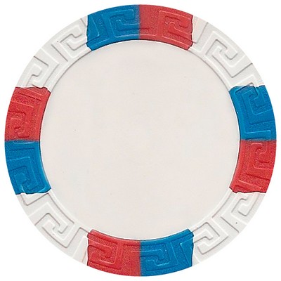 3-Tone Poker Chips for Custom Inserts - Blank