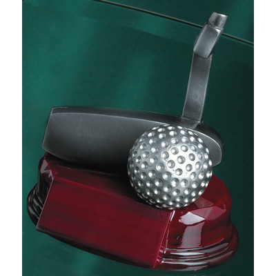 Silver Putter Golf Trophy