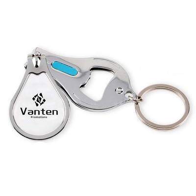 Round Nail Clipper w/Bottle Opener