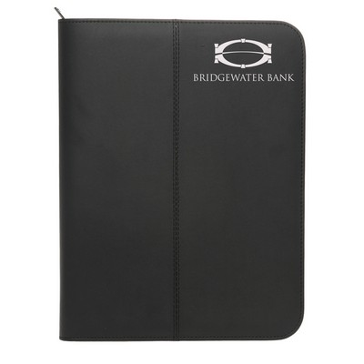 Black Zipper Portfolio 13.25" x 10"