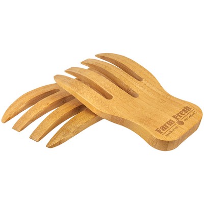 Bamboo Salad Hands Set