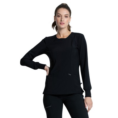 Infinity - Women's 3 Pocket Long Sleeve V-Neck Top