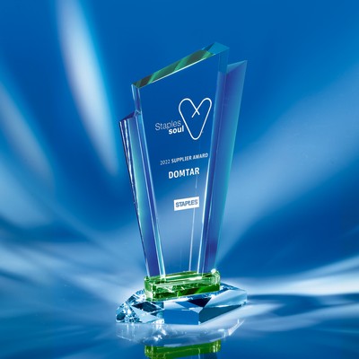 Double Edge Crystal Award