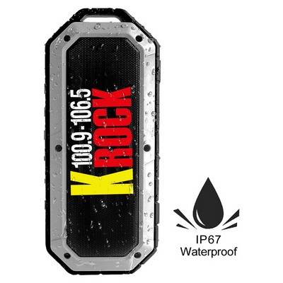 SonicWave IP67 Waterproof Bluetooth Speaker Perfect For Outdoors