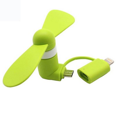 Mini 2-in-1 USB Smartphone Fan