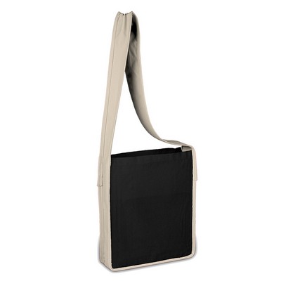 Color Canvas Sling Bag - Blank (12" x 15" x 3")