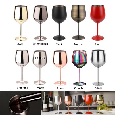 Customized Stainless Steel Goblet Wine Cup