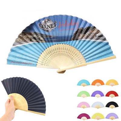 Handheld Folded Fan for Church Wedding Gift