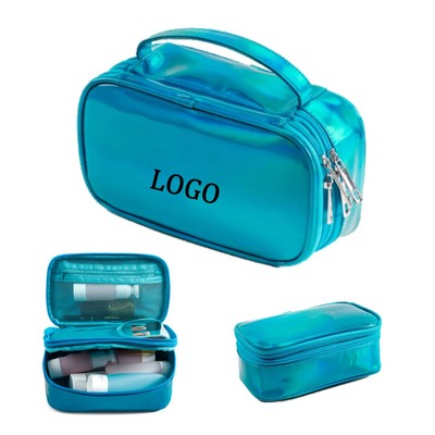 Double Layer Travel Makeup Organizer