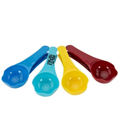 Custom Imprinted Dog Food Scoop and Clip - Opaque Colors