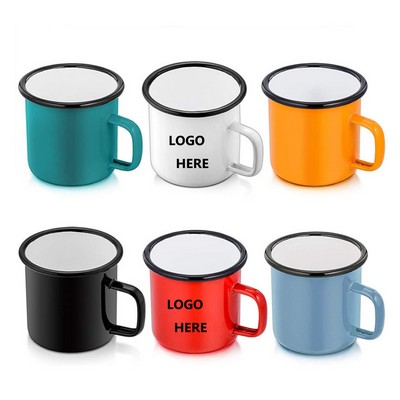 12 oz Enamel Ceramic Mug