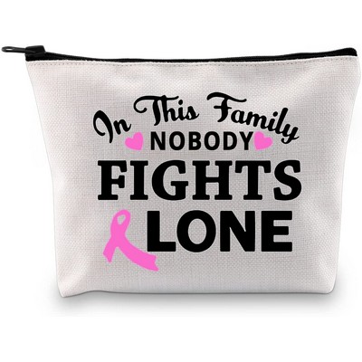 Breast Cancer Awareness Makeup Bag