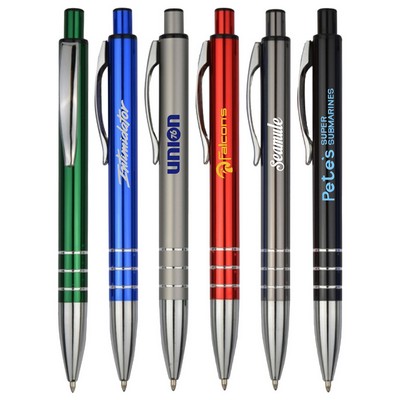 Sleek Metal Click Action Ballpoint Pen