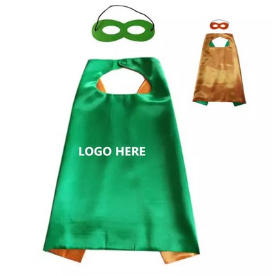 Adult Hero Cape With Eye Mask