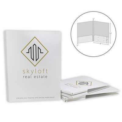 Box Pocket Folder (½" Fold) - Holds 100 Sheets