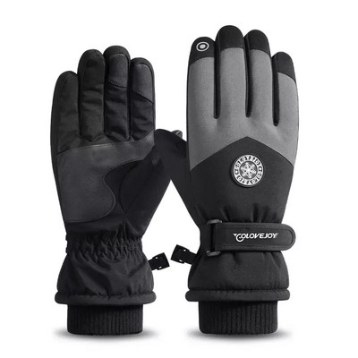 Couple Waterproof Touchscreen Ski Gloves