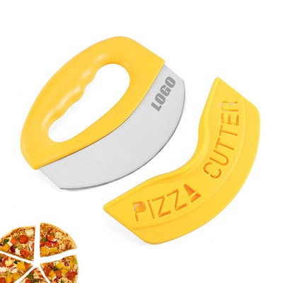 Stainless Steel Pizza Cutter With Cover