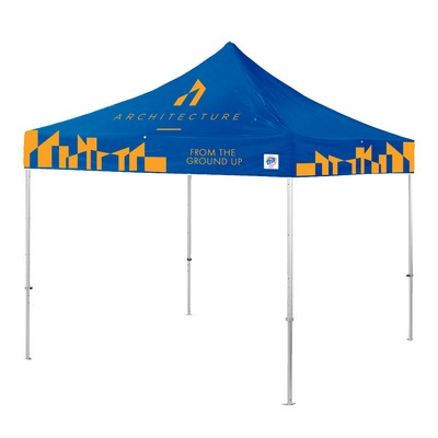 Endeavor™ UV Vinyl Print Professional Tent w/Aluminum Frame (10' x 10')