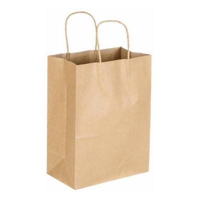 Natural Kraft Paper Shopping Bag with Handles