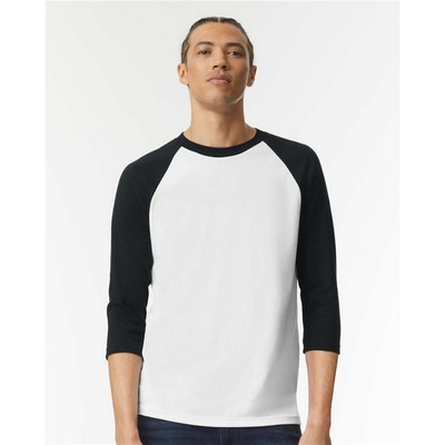 American Apparel® Unisex CVC Raglan Tee Shirt